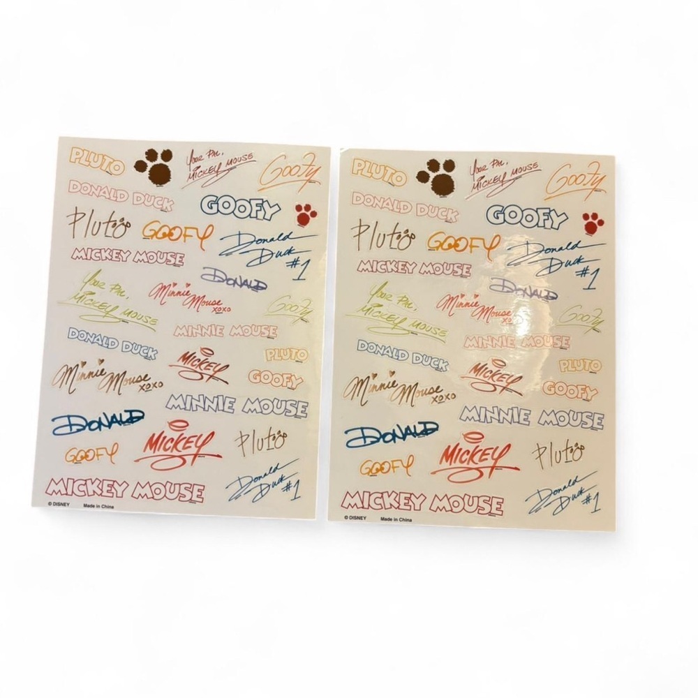 Disney Capture The Moment Scrapbooking Stickers Mixed Lot 8 Pages - Picture 5 of 5